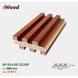 Tấm ốp lam sóng iWood 3S30P-6