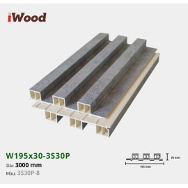 Tấm ốp lam sóng iWood 3S30P-8