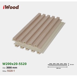 Tấm ốp lam sóng iWood 5S20-1