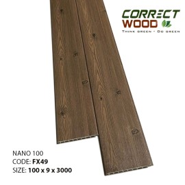 Tấm Ốp Nano 100 Corret Wood FX49 Tấm Ốp Nano 100 Corret Wood FX49