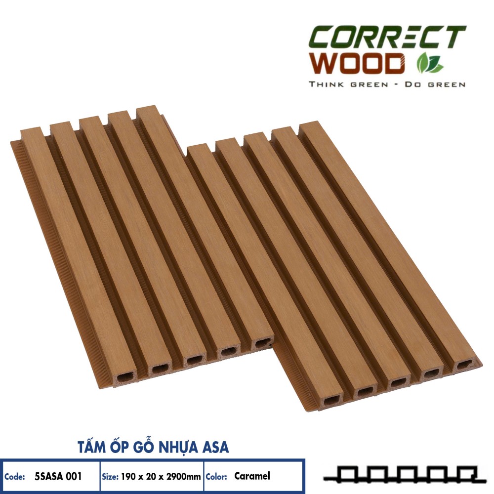Tấm Ốp Gỗ Nhựa ASA 5SASA 001