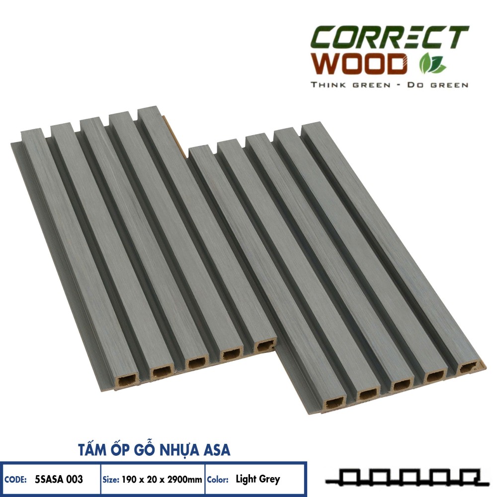 Tấm Ốp Gỗ Nhựa ASA 5SASA 003