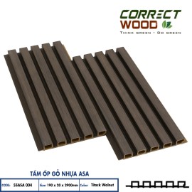 Tấm Ốp Gỗ Nhựa ASA Corret Wood 5SASA 004