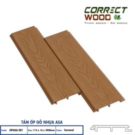 Tấm Ốp Gỗ Nhựa ASA Corret Wood OPASA 001