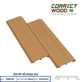 Tấm Ốp Gỗ Nhựa ASA Corret Wood OPASA 002