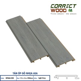 Tấm Ốp Gỗ Nhựa ASA Corret Wood OPASA 003