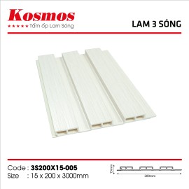 Tấm ốp lam sóng Komos 3S200X15-005