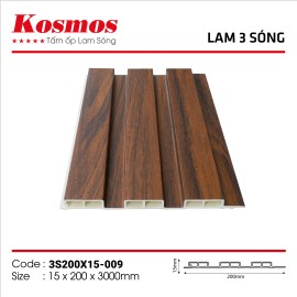 Tấm ốp lam sóng Komos 3S200X15-009