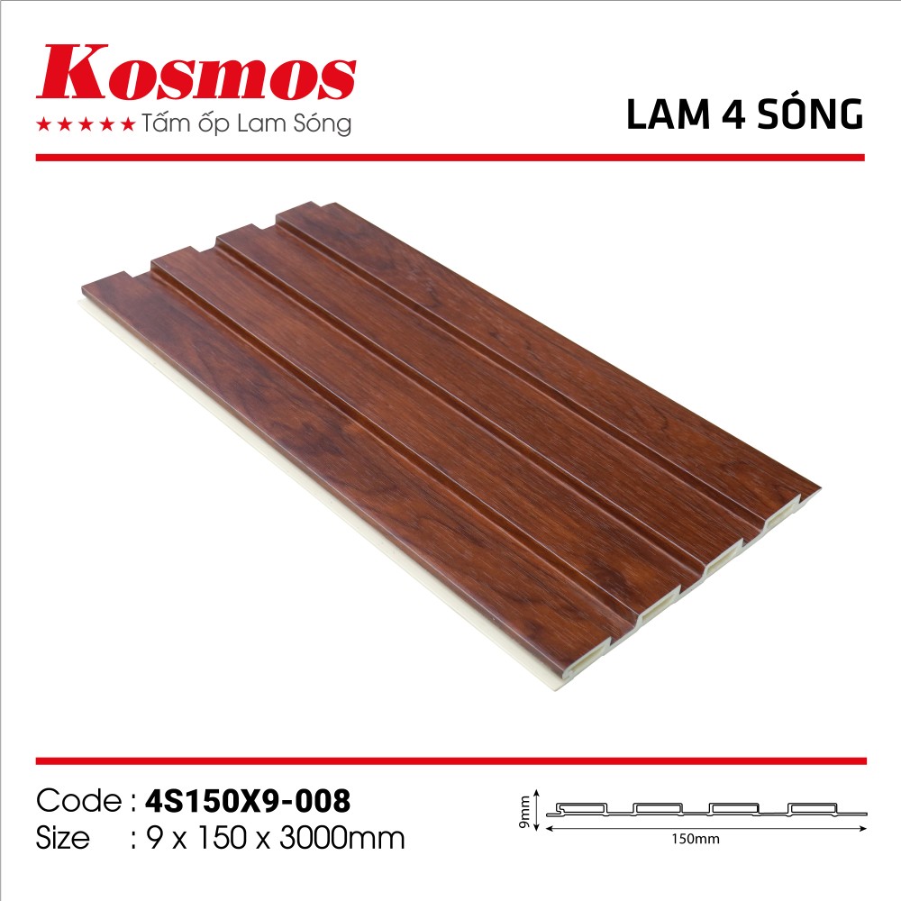 Tấm ốp lam sóng Kosmos 4S150X9-008