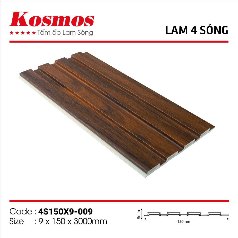 Tấm ốp lam sóng Kosmos 4S150X9-009