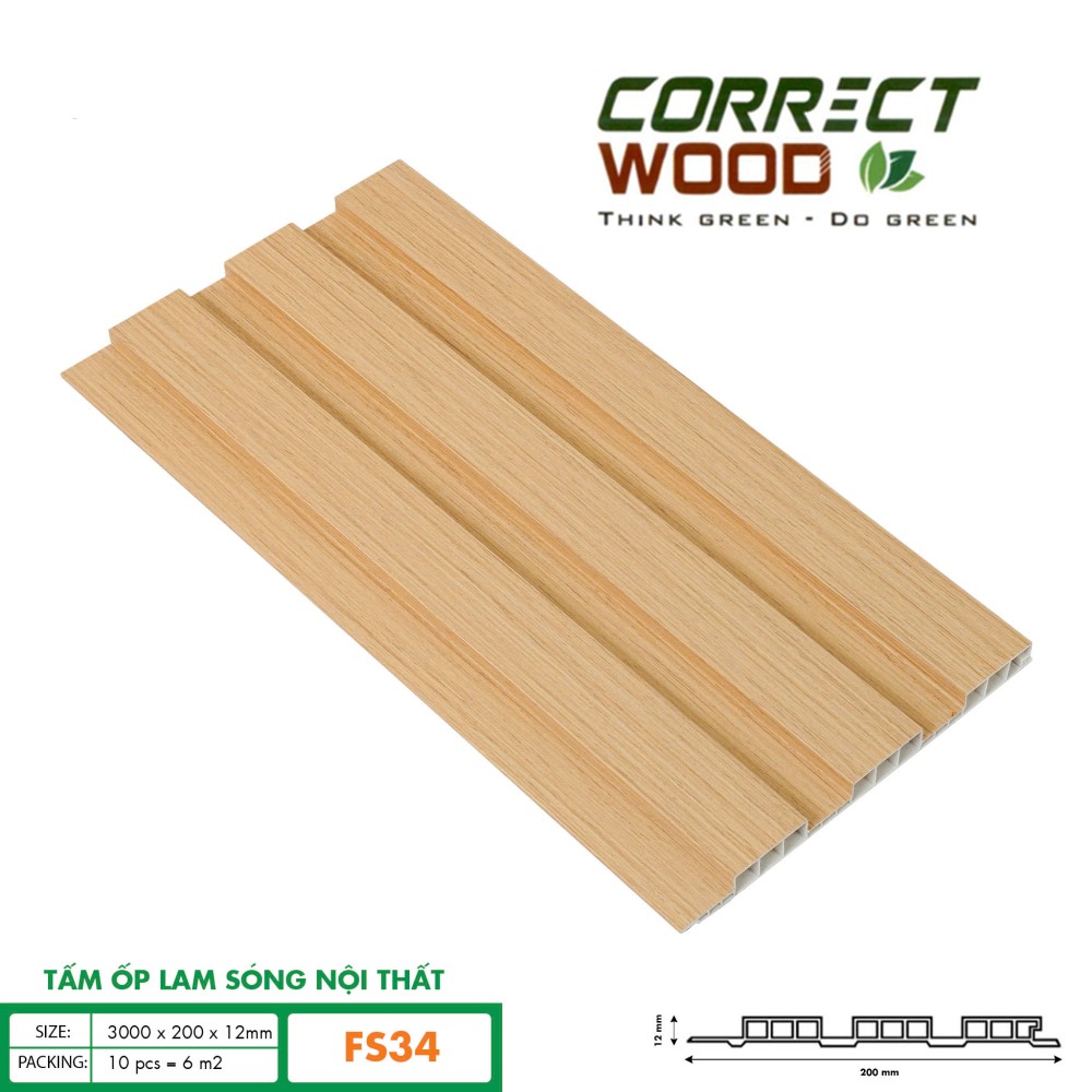 Lam Sóng Correct Wood FS34 Lam Sóng Correct Wood FS34