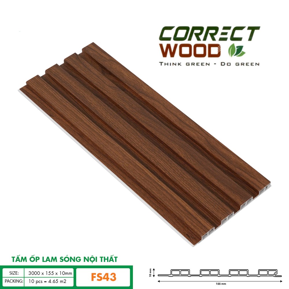 Lam Sóng Correct Wood FS43