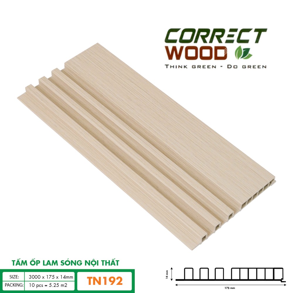 Lam Sóng Correct Wood TN192 Lam Sóng Correct Wood TN192