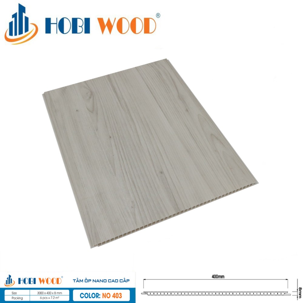 Tấm ốp nano Hobi Wood NO-403