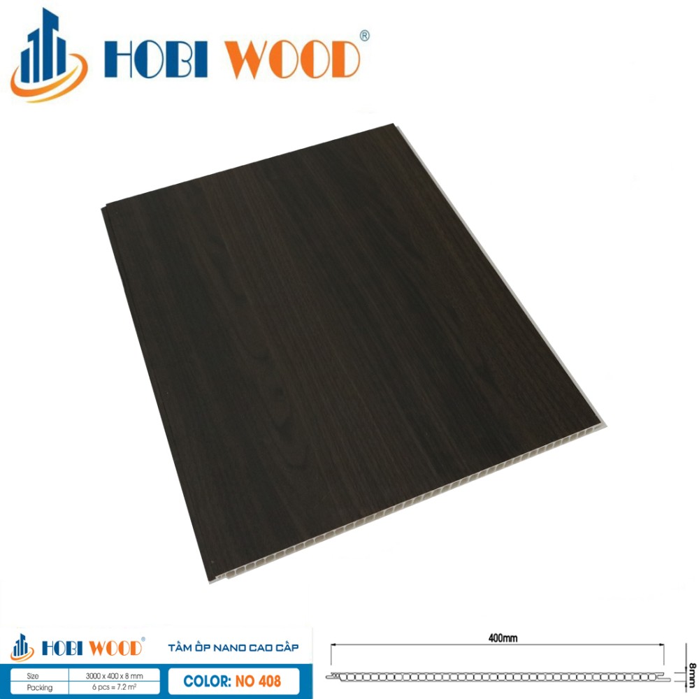 Tấm ốp nano Hobi Wood NO-408