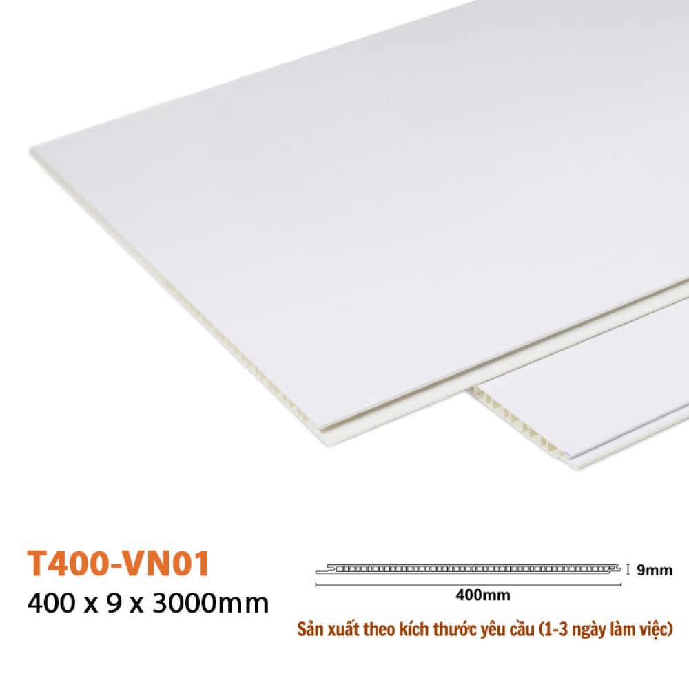 Tấm Ốp Phẳng SPC 400mm T400-VN01