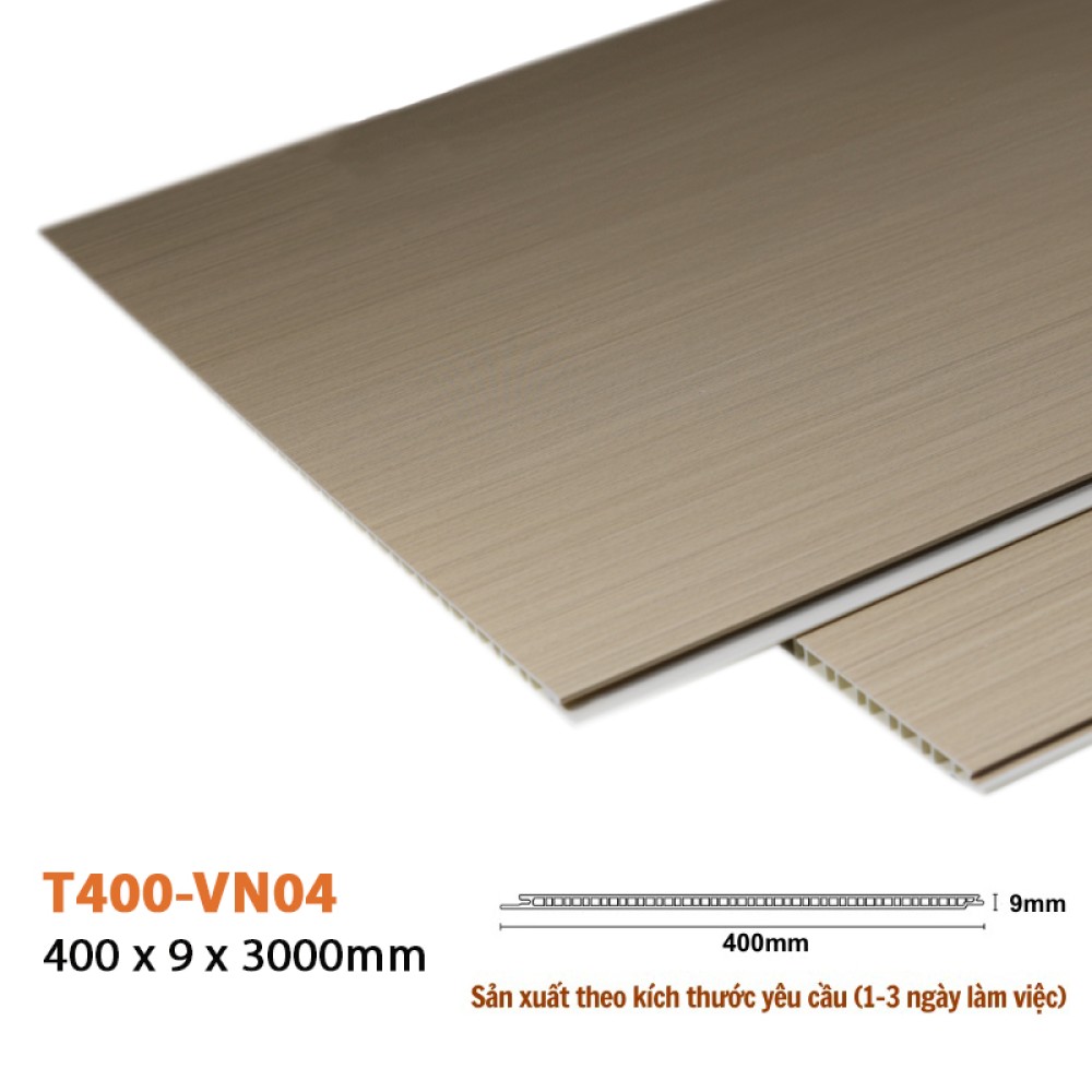Tấm Ốp Phẳng SPC 400mm T400-VN04