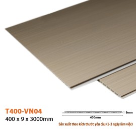 Tấm Ốp Phẳng SPC 400mm T400-VN04 Tấm Ốp Phẳng SPC 400mm T400-VN04