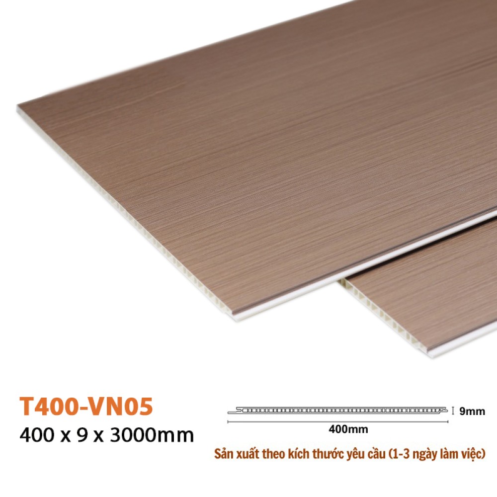 Tấm Ốp Phẳng SPC 400mm T400-VN05