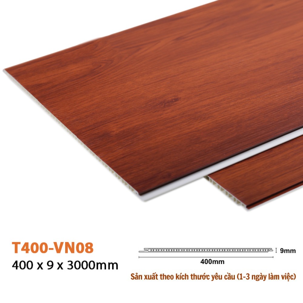 Tấm Ốp Phẳng SPC 400mm T400-VN08